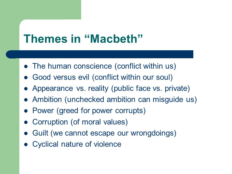 Greed, Power and Ambition in the Tragedy of Macbeth - Research Paper Example